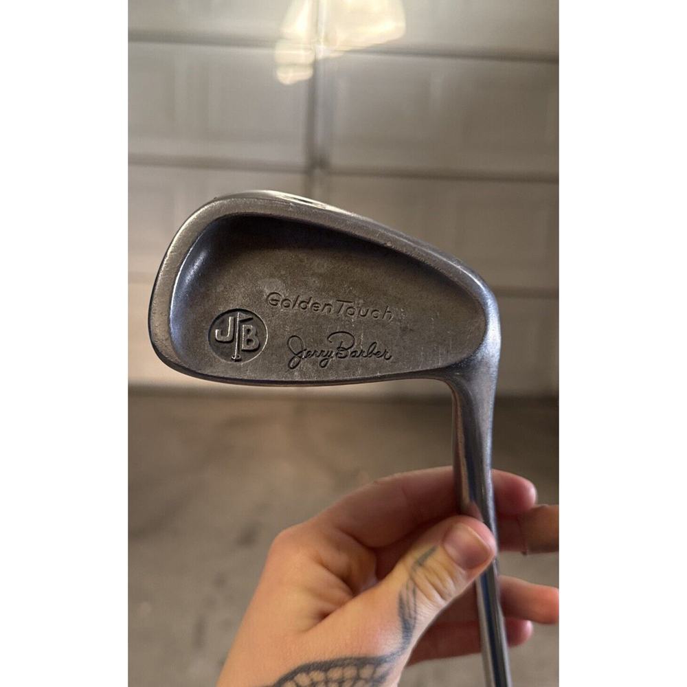 CLASSIC Jerry Barber GOLDEN TOUCH Golf Pitching Wedge Stiff Flex Steel EXCELLENT